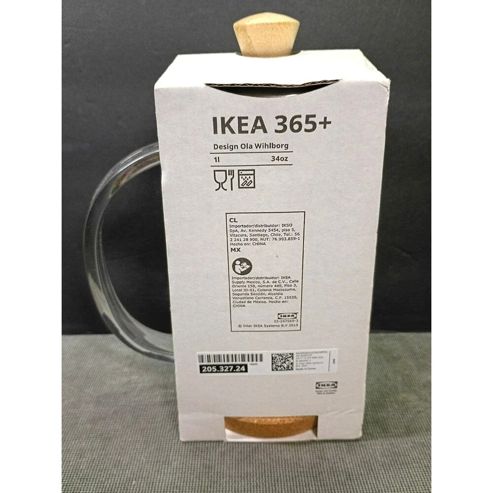 IKEA 365+ French Press Coffee Maker 205.327.24